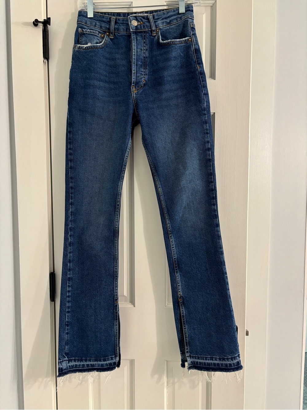 We The Free Button Fly Split Flare Jeans - Size 27
